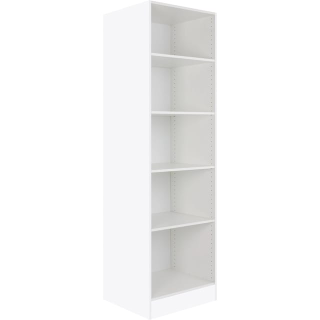 Optifit Hochschrankregal Salo214 60 cm x 206,8 cm x 55,5 cm Weiß