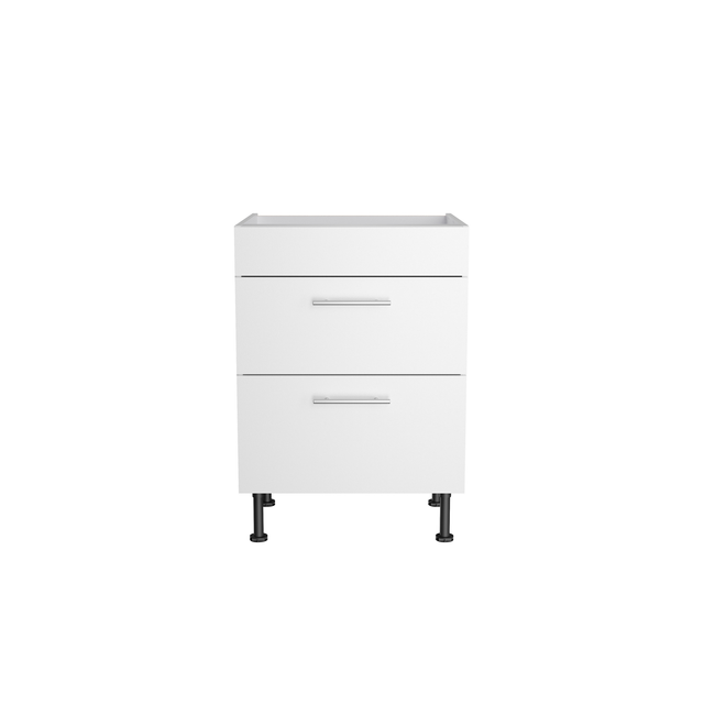 Optifit Küchen-Unterschrank für Kochfeld Bengt932 60 cm x 87 cm x 58,4 cm Weiß