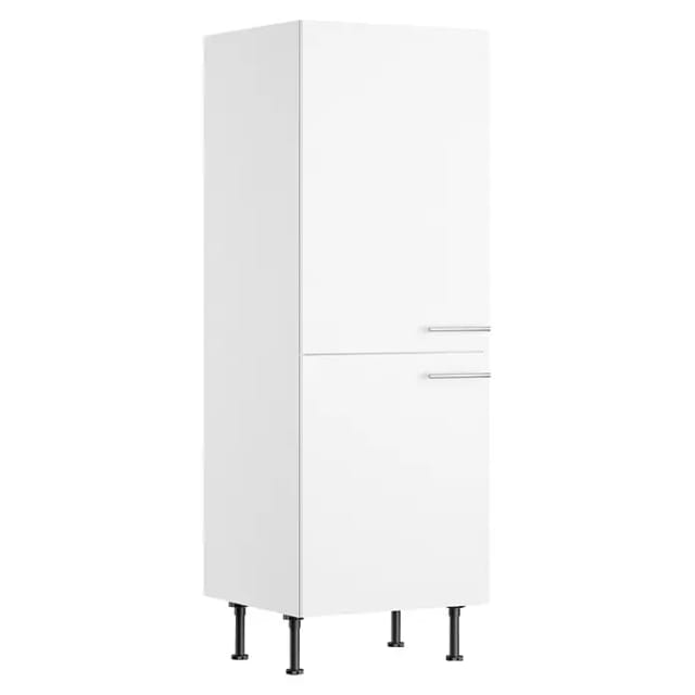 Optifit Küchen-Midischrank für Kühlschrank Bengt932 60cm x 176,6cm x 58,4cm Weiß