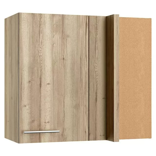Optifit Küchen-Eckoberschrank Erik290 80/45 x 70,4 x 34,9 cm Wildeiche