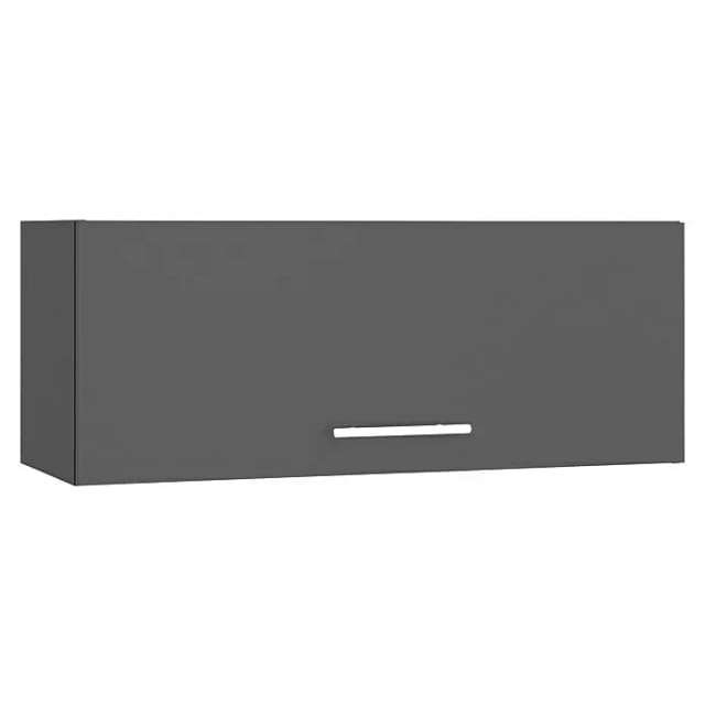 Optifit Küchen-Oberschrank Ingvar420 90 cm x 35,2 cm x 34,9 cm Anthrazit Matt