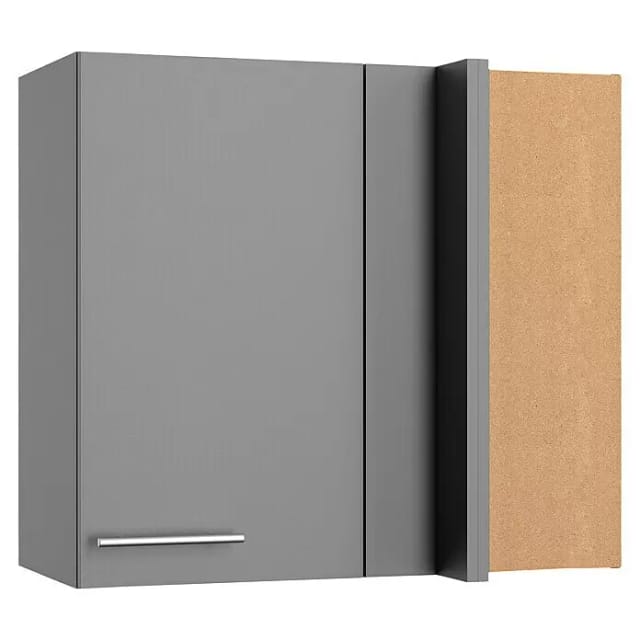 Optifit Küchen-Eckoberschrank Mats825 80/45 x 70,4 x 34,9 cm Basaltgrau