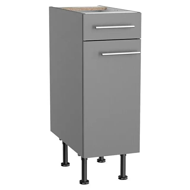 Optifit Küchen-Unterschrank Mats825 30 cm x 87 cm x 58,4 cm Basaltgrau
