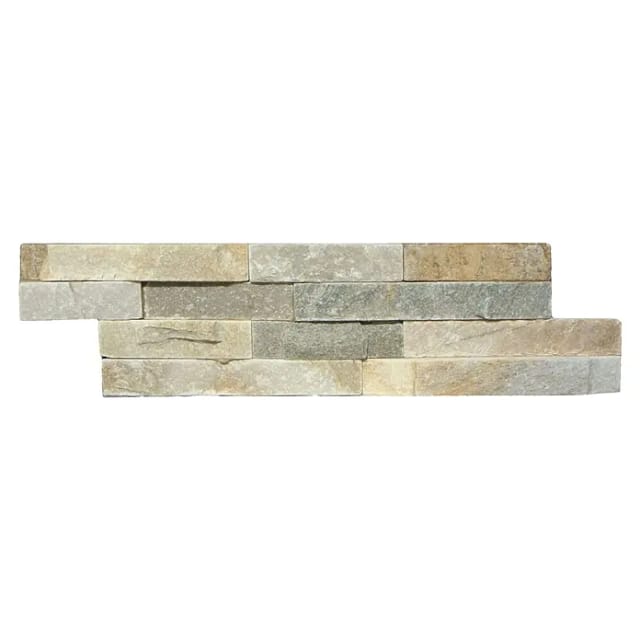 Natursteinverblender Beige 10 cm x 40 cm