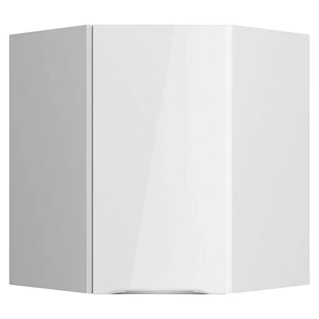 Optifit Küchen-Eckoberschrank Arvid986 60/60 cm x 70,4 cm x 34,9 cm Weiß