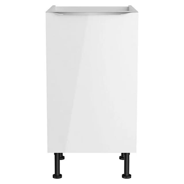 Optifit Küchen-Spülenunterschrank Arvid986 45 cm x 87 cm x 58,4 cm Weiß