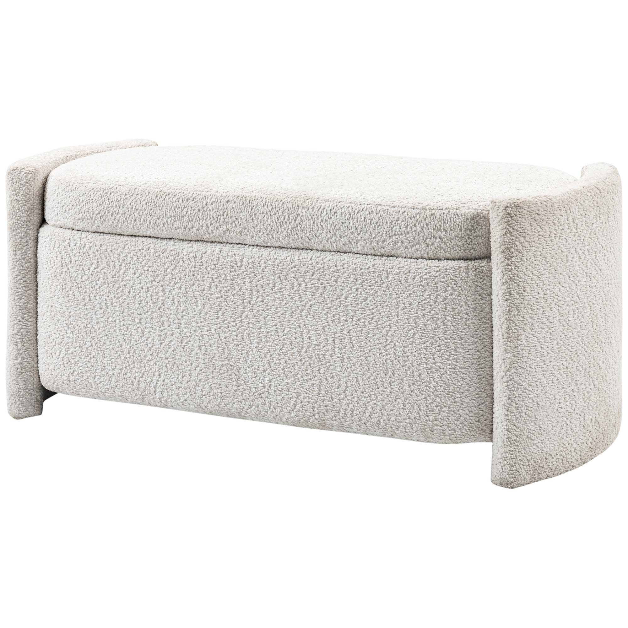 Banc De Rangement D'Entrée, Banc À Chaussures Rembourré, 105 X 44 X 45,5 Cm, Crème/beige