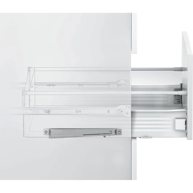 Optifit Einzugsdämpfer für Metallschubkästen OPTIkomfort 16 cm Silber