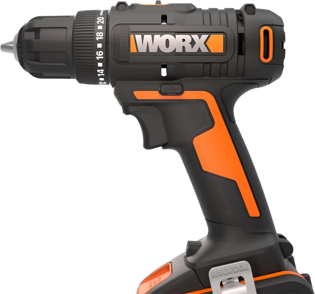 Worx 20 V Akku-Bohrschrauber WX100 inkl. 2 Ah Akku mit Tasche