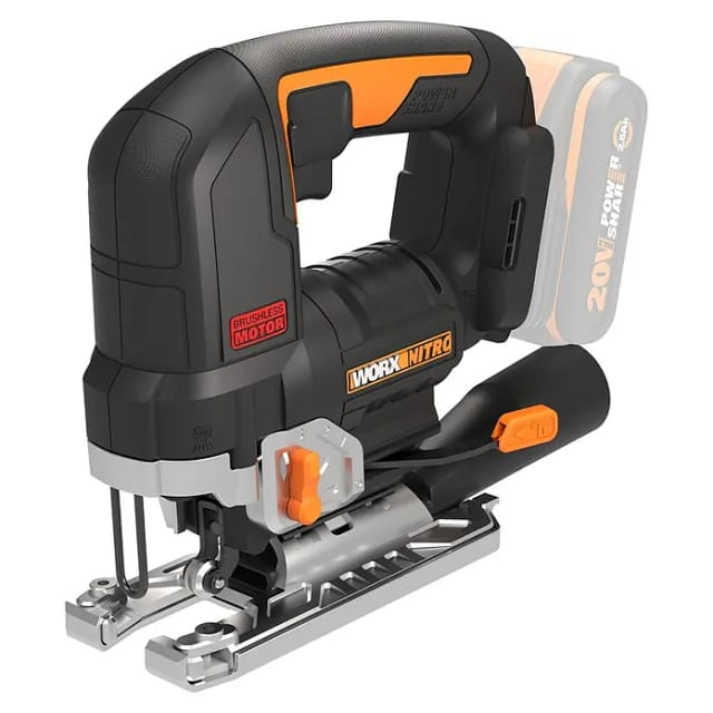 Worx Nitro Akku-Pendelhub-Stichsäge WX542.9 20 V ohne Akku und Ladegerät