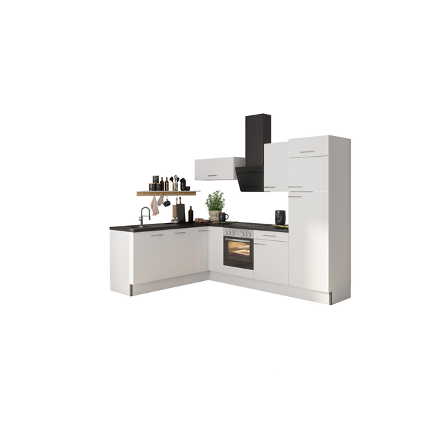 Optifit Winkelküche Optikoncept Bengt 270 cm Weiß