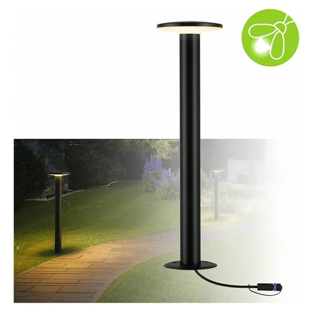 Paulmann LED-Outdoor-Pollerleuchte Plate Plug & Shine 24 V Anthrazit
