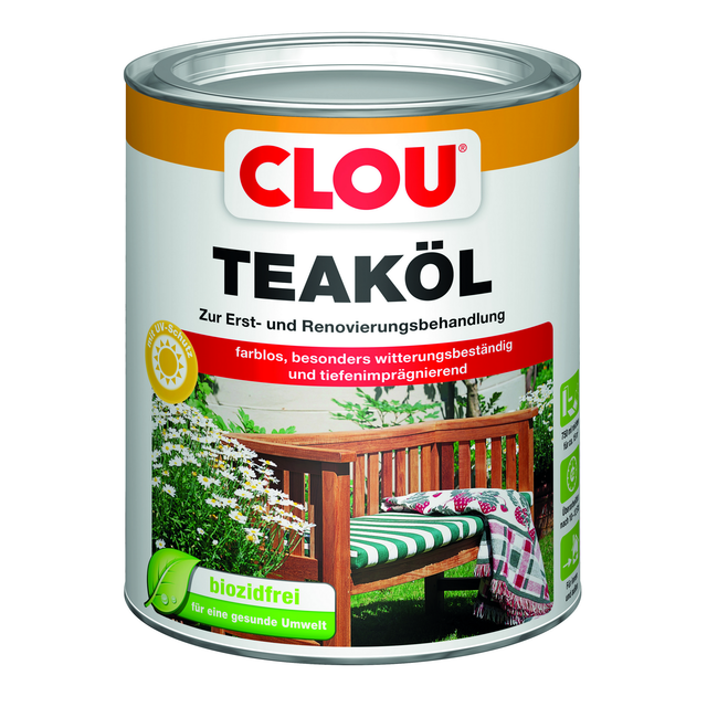 Clou Teaköl Transparent 750 ml