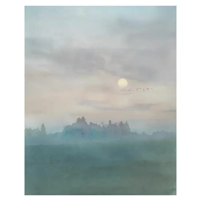 Komar Fototapete Hazy Hush 200 cm x 250 cm