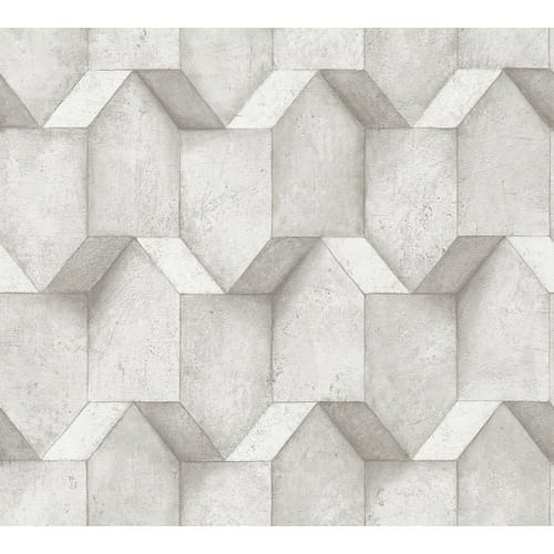 A.S. Création Vliestapete Betonoptik Grau