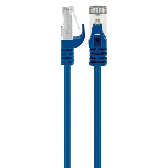 Schwaiger® CAT8 Netzwerkkabel (S/FTP) Blau 10 m