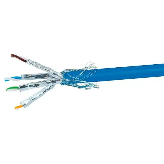 Schwaiger® CAT 8.1 Netzwerkkabel (S/FTP) unkonfektioniert 25m Blau