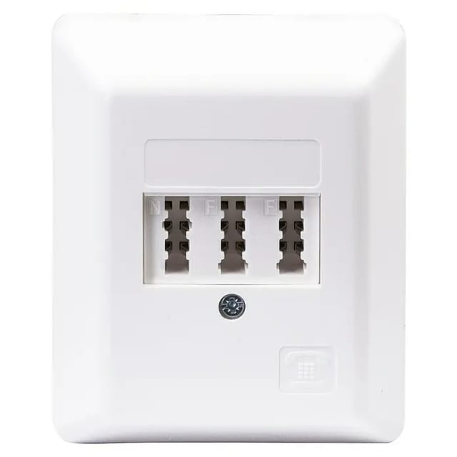 Schwaiger® TAE Anschlussdose (NF/F) Weiß Aufputz-Installation