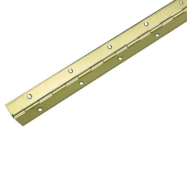 Hettich Stangenscharnier 1200 mm x 32 mm Stahl vermessingt