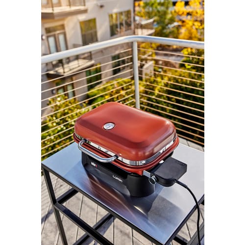 Weber Elektrogrill Lumin Compact Crimson Red - Modern und Praktisch