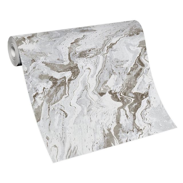 Erismann Vliestapete Carrara 10,05 m x 0,53 m Grau