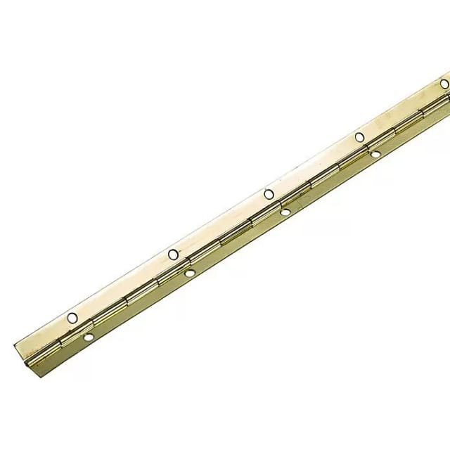 Hettich Stangenscharnier 1200 mm x 20 mm Stahl vermessingt