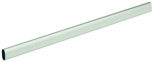 Hettich Schrankrohr oval 1200 mm Stahl nickel-matt