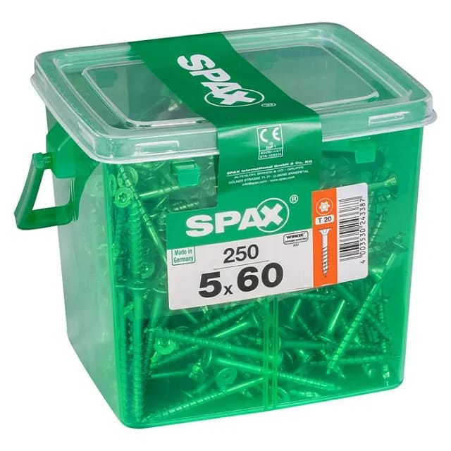 Spax Senkkopf Universalschraube T-Star plus-Antrieb Ø 5 mm x 60 mm 250 Stück