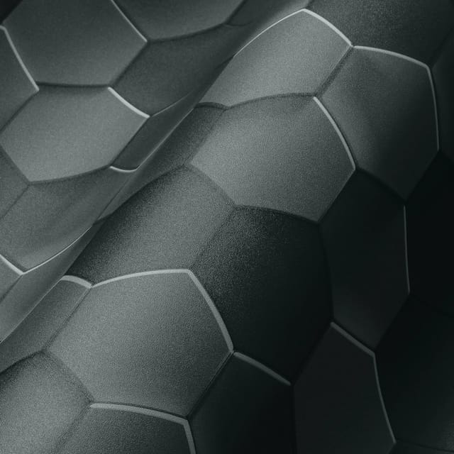 A.S. Création Vliestapete 3D Waben Grau