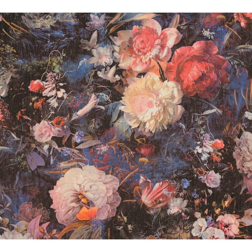 A.S. Création Vliestapete Blumen Bunt Rot