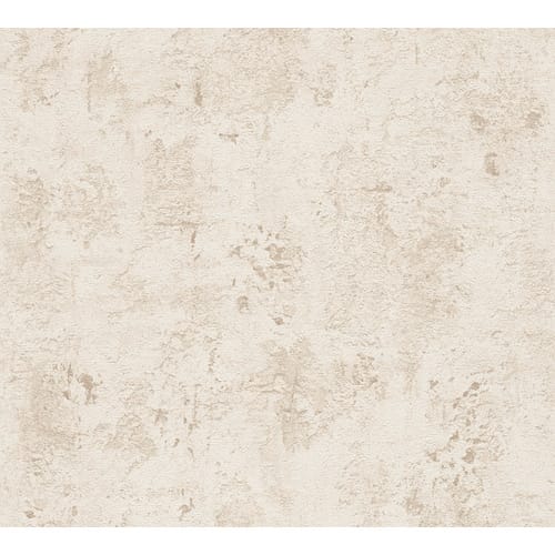 A.S. Création Vliestapete Uni Betonoptik Creme Beige