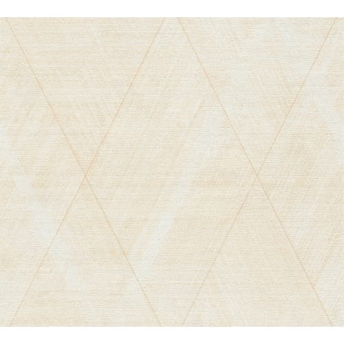 A.S. Création Vliestapete Rautenmuster Creme Beige