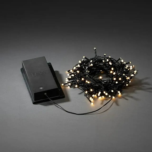 Konstsmide LED Lichterkette mit an/aus Schalter 120 gefrostete Dioden Außen IP44