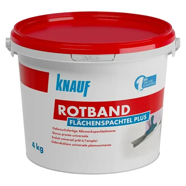 Knauf Rotband Flächenspachtel Plus 4 kg