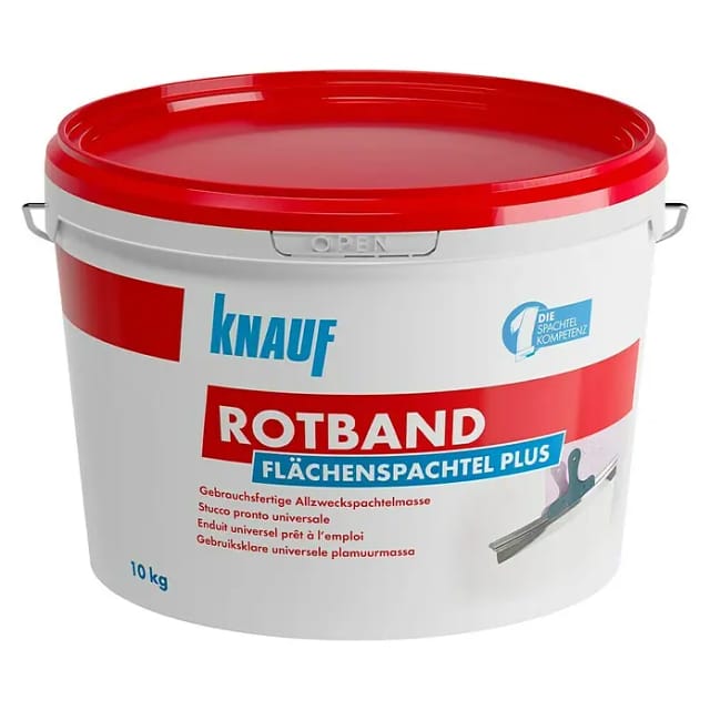 Knauf Rotband Flächenspachtel Plus 10 kg