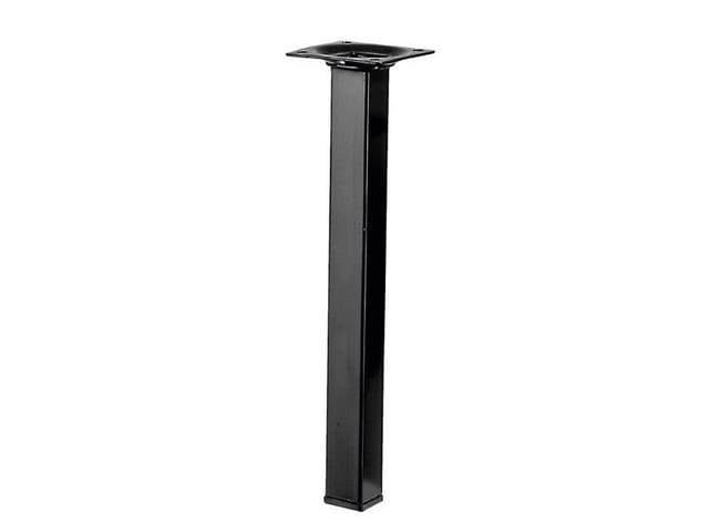 Hettich Tischbein 25 mm x 25 mm x 250 mm Schwarz