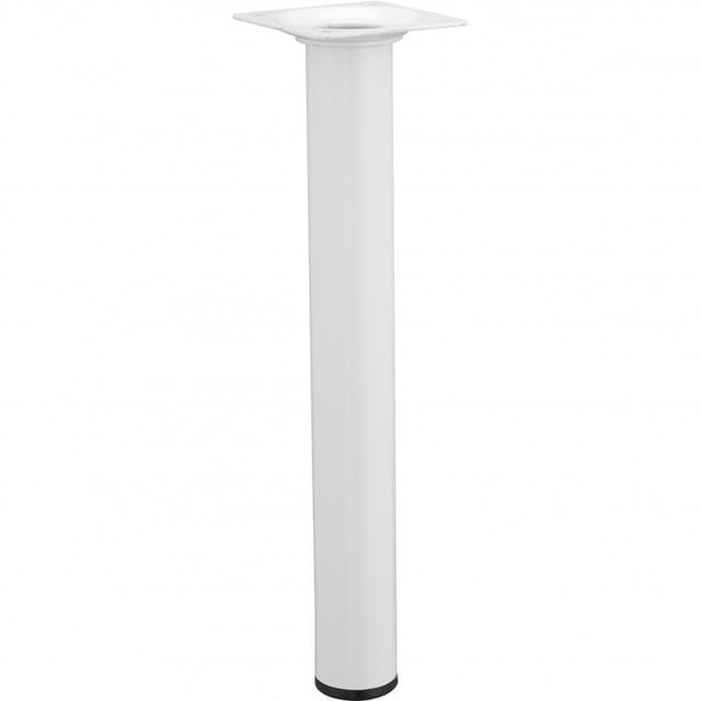 Hettich Tischbein Ø 30 mm x 250 mm Weiß