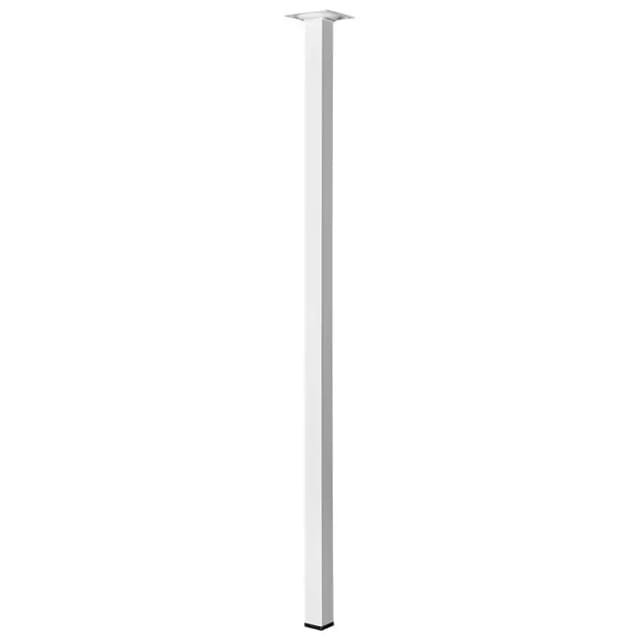 Hettich Tischbein 25 mm x 25 mm x 700 mm Weiß