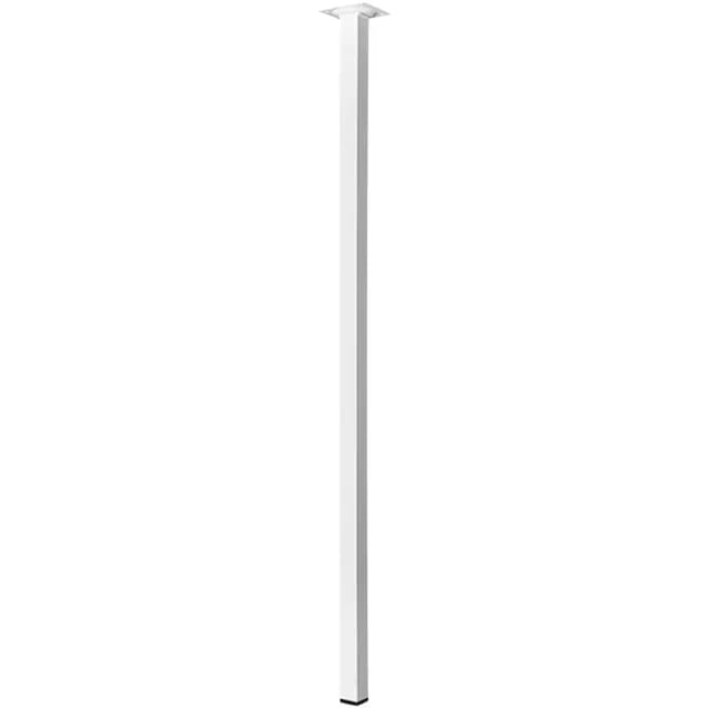 Hettich Tischbein 25 mm x 25 mm x 800 mm Weiß