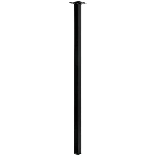 Hettich Tischbein 25 mm x 25 mm x 700 mm Schwarz