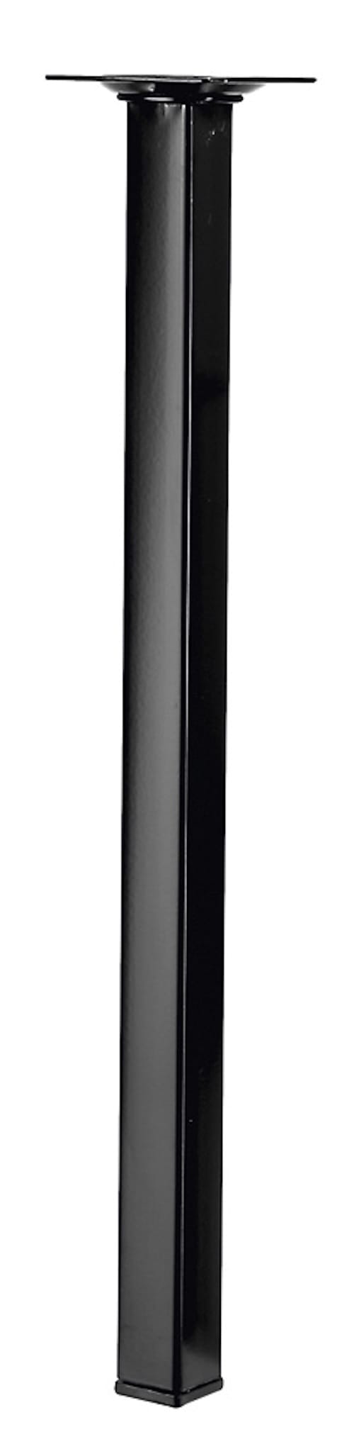 Hettich Tischbein 25 mm x 25 mm x 400 mm Schwarz