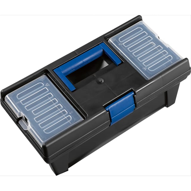 LUX-TOOLS Werkzeugkoffer mit Organizer 17 cm x 31 cm x 13 cm