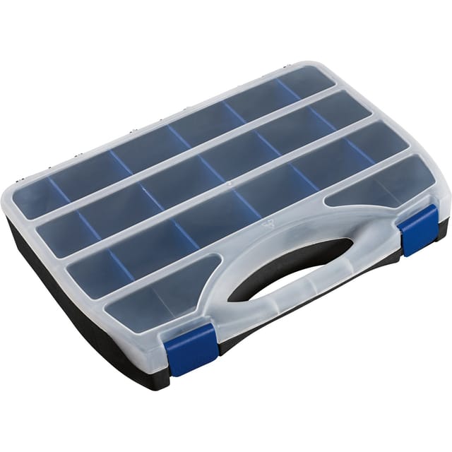 LUX-TOOLS Sortierkasten mit flexibler Facheinteilung 36,4 cm