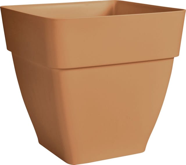 Elho Blumentopf Vibia Campana Viereckig 30 cm x 30 cm x 28 cm Terra