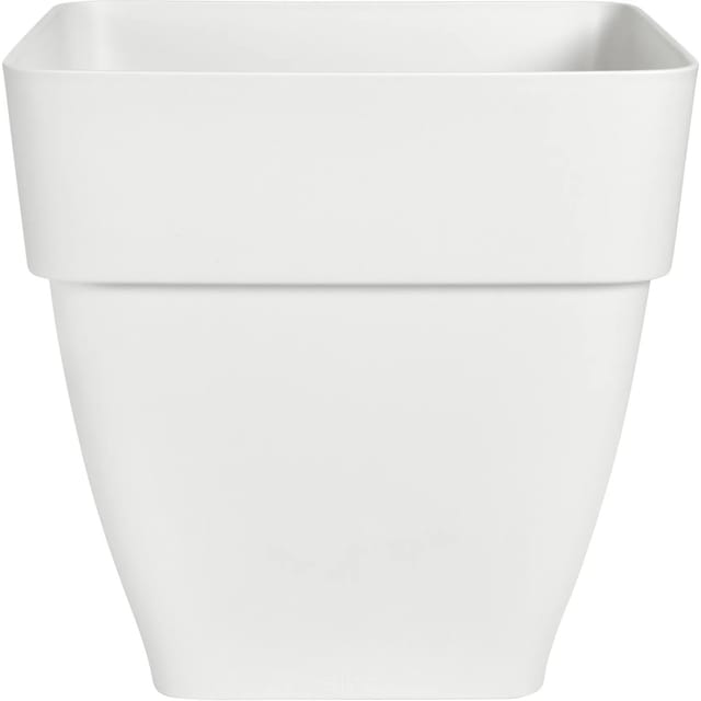 Elho Blumentopf Vibia Campana Viereckig 37 cm x 37 cm x 36 cm Weiß
