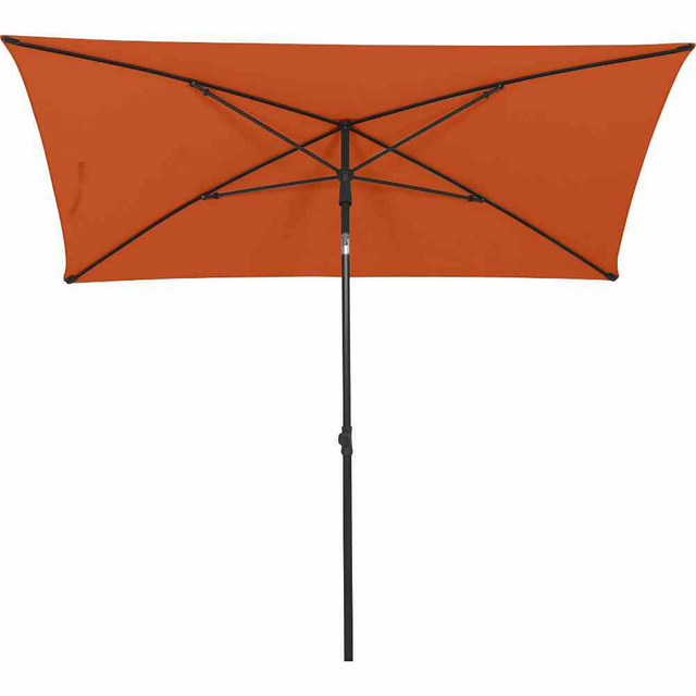 Siena Garden Marktschirm City 210 cm x 140 cm Terra mit Neigungsfunktion