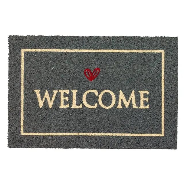 Astra Türmatte Coco Style 40 x 60 cm Welcome schwarz