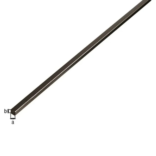 Vierkantstange Stahl 8 mm x 8 mm x 2000 mm