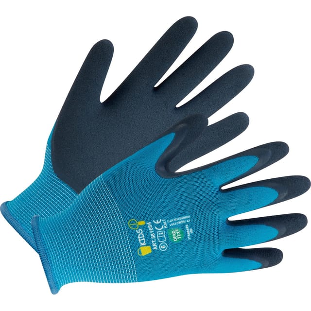 LUX-TOOLS Kinderhandschuhe Ökotex Blau