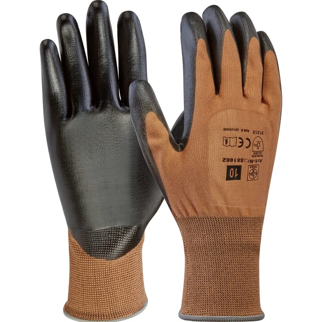 LUX-TOOLS Montagehandschuh Größe 10